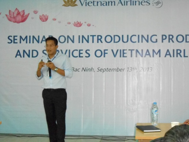 Chuong trinh Gioi thieu san pham va dich vu Vietnam Airlines tai Bac Ninh