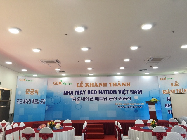 Le khanh thanh Nha may GEO NATION Viet Nam
