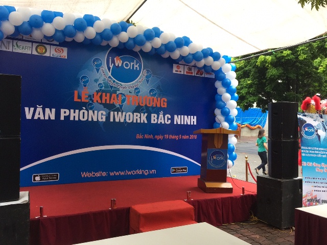 Le khai truong Van phong IWORK Bac Ninh